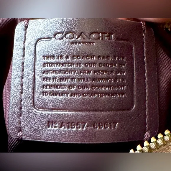Coach Tan Crossbody Bag - Picture 6 of 9